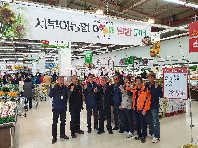 2019.11.4. 제주 하귀농협 밤 판촉행사 대표 이미지